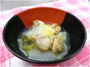 白菜と帆立の旨煮