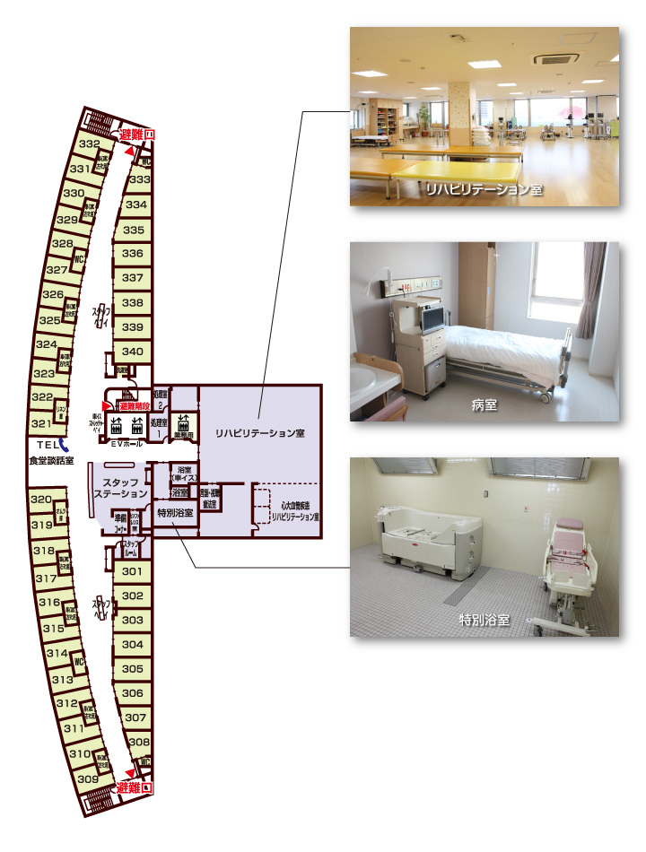 3階フロア間取り図